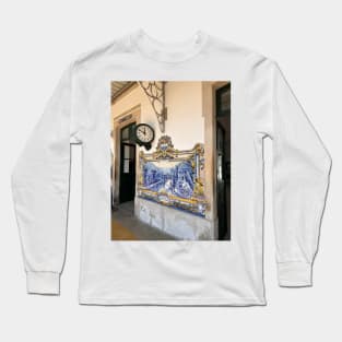 Train Station in Pinhao - Douro Valley - Portugal Long Sleeve T-Shirt